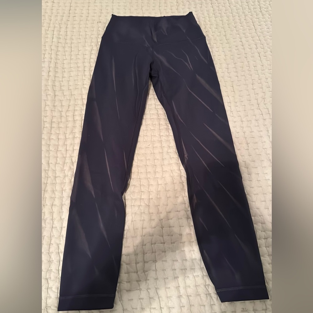 Lululemon Navy with White Streaks Leggings
